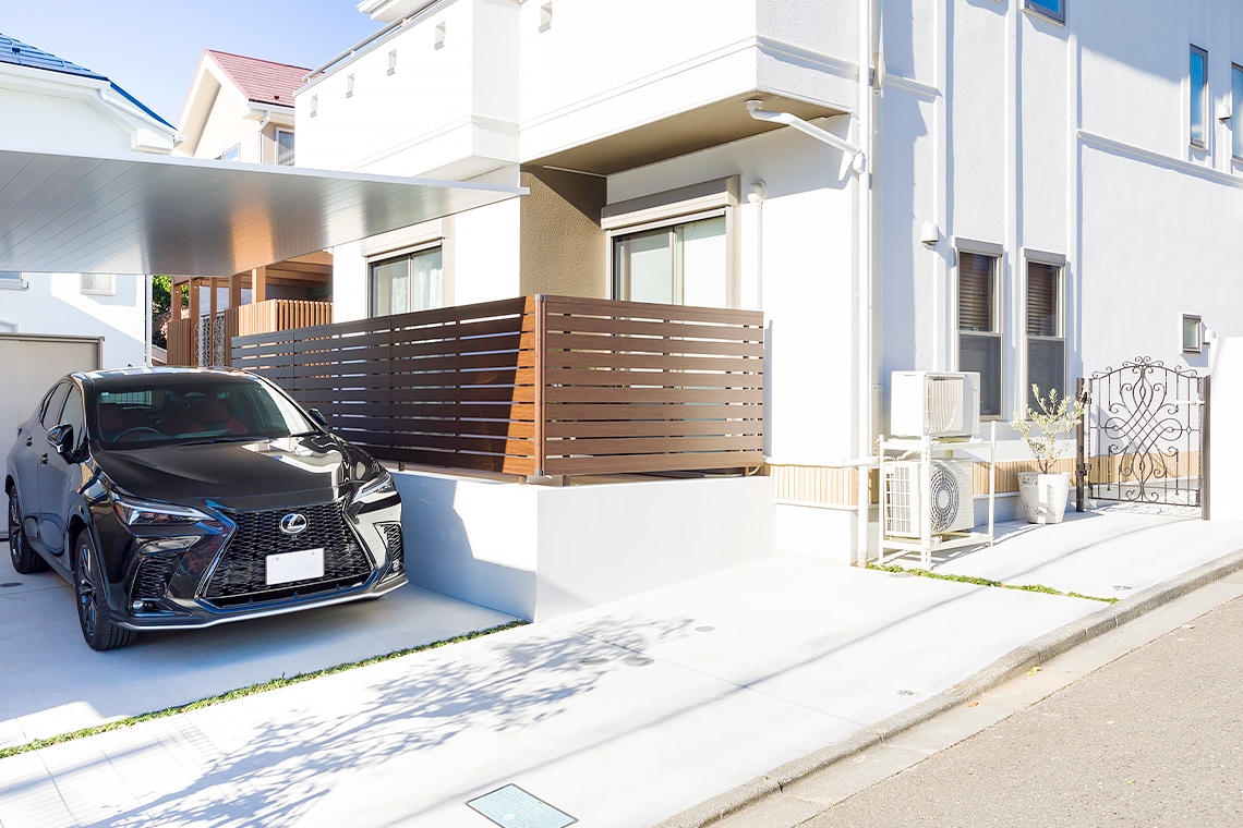 駐車場・アプローチのエクステリア施工事例画像
